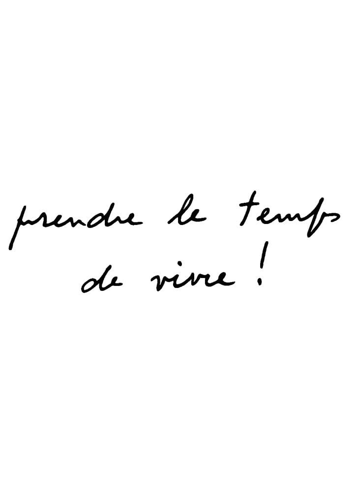 prendre le temps de vivre - ©agnès b.